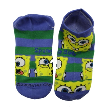 SpongeBob Faces Blue Green Socks - 1 Pair : Shop Kids Socks at ...